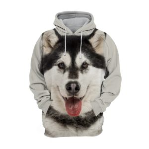 Alaskan Malamute 3 AOP Hoodie