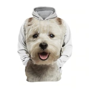 West Highland Terrier Westie Smile AOP Hoodie