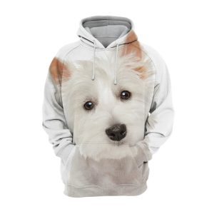 West Highland Terrier Westie AOP Hoodie