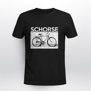 Vintage Schorse T-Shirt, Women’s Black L, Retro Fan-Made Design